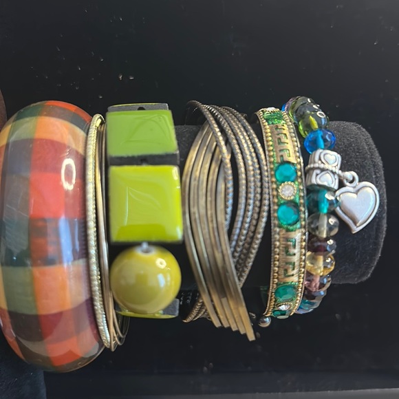 4.  Curated Stack of Eleven Bracelets - Picture 1 of 3